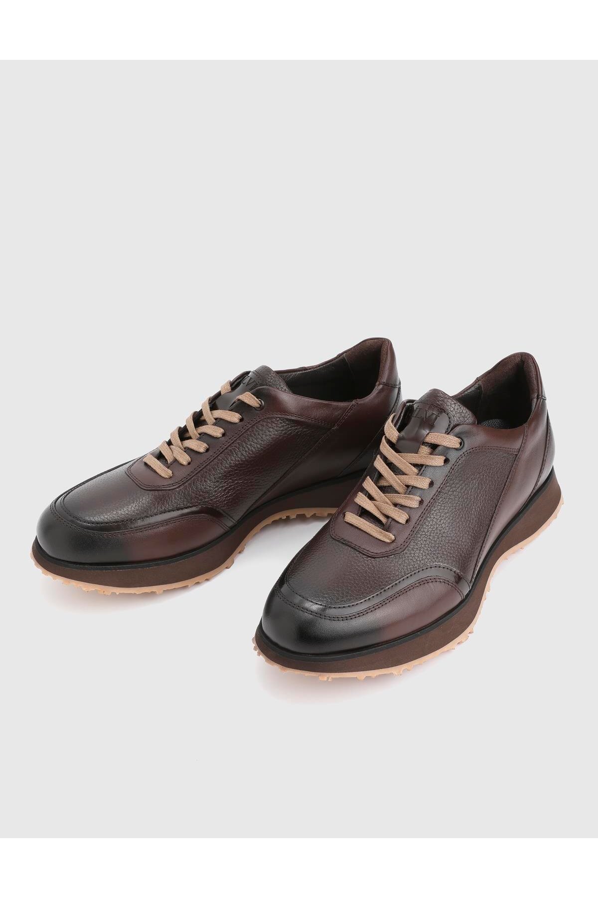 کفش اسنیکر İLVİ مردانه چرم اصل | Ancis-24128.009 - تصویر 2