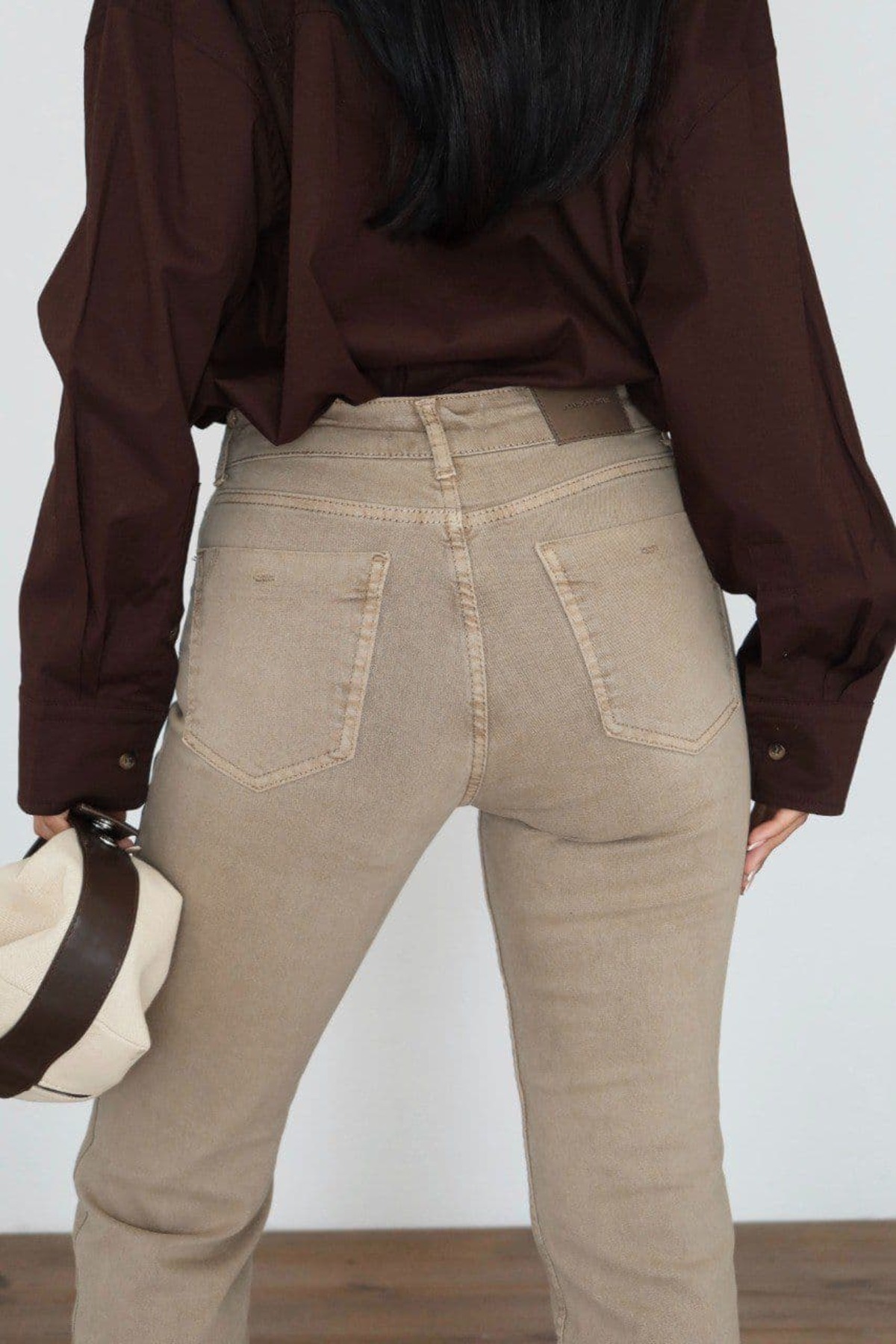 Serpirella Butik  Likralı Flare Jean - Görsel 5