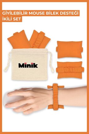Minik Bilek Desteği Klavye Mouse Bilek Destek Yastığı | Ergonomik Giyilebilir...