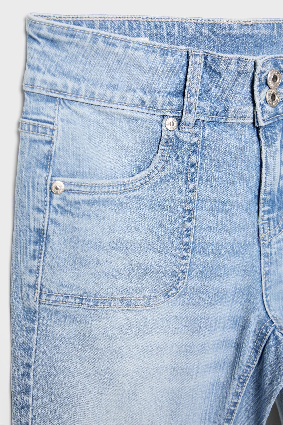 Stradivarius  Düşük bel dikişli cepli jean - Görsel 7
