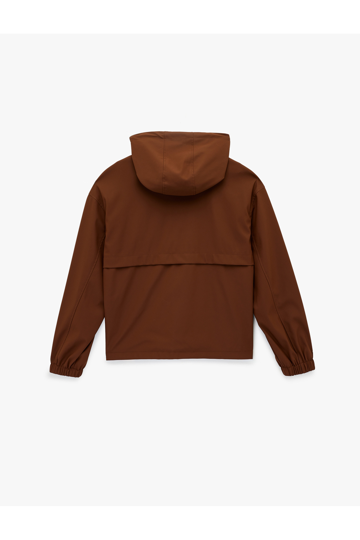 Koton  Fermuarlı Cepli Uzun Kollu Kapüşonlu Yağmurluk - Görsel 4