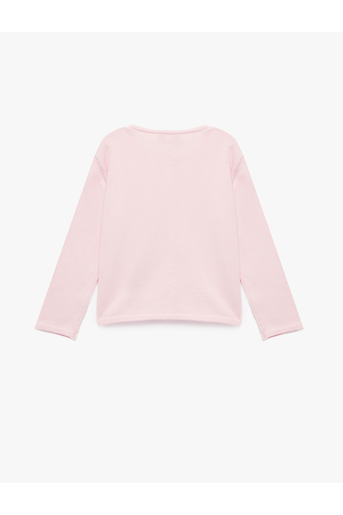 Koton Uzun Kollu Bisiklet Yaka Fiyonklu Pamuklu Hırka fotoğrafı 2 (önizleme)