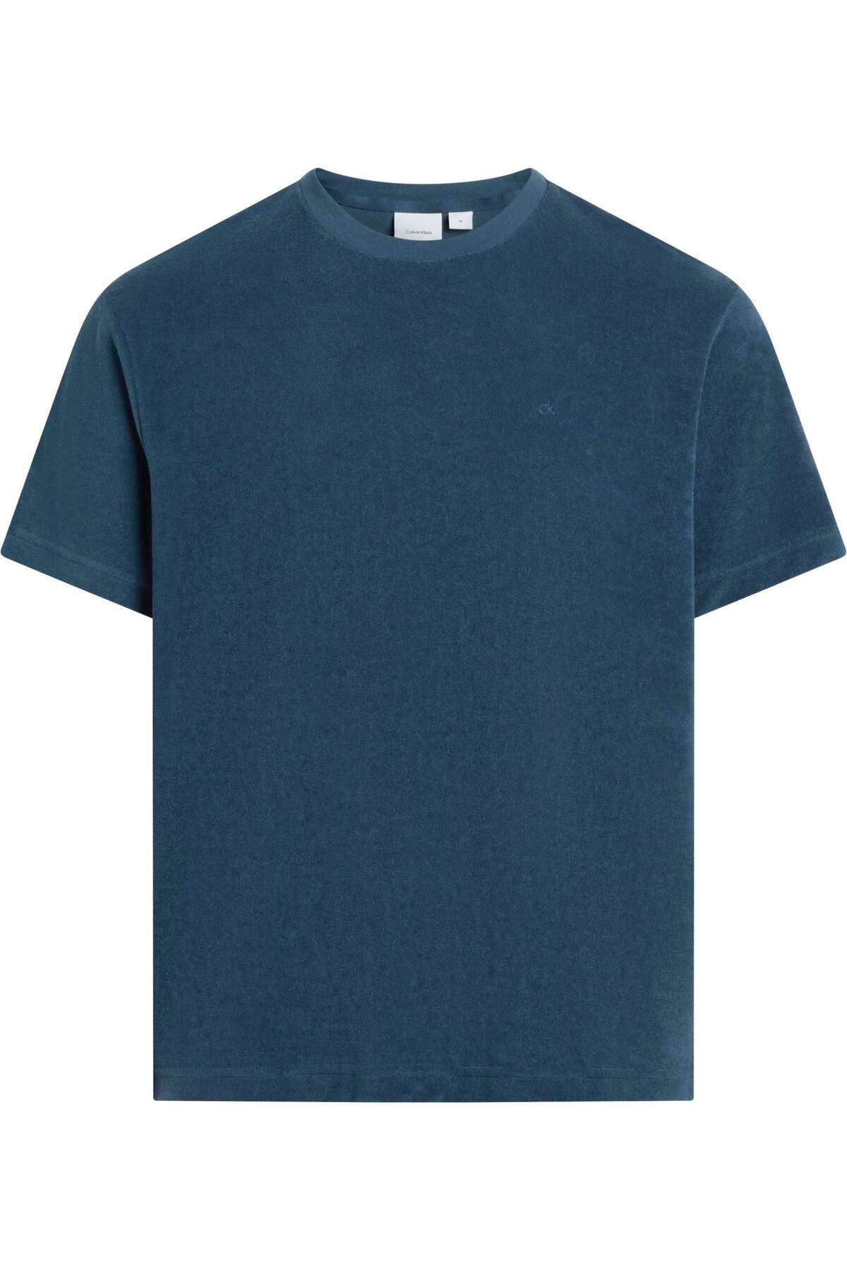 کلوین کلاین تی شرت و پولو مردانه طرح TOWELLING مدل D0D آبی