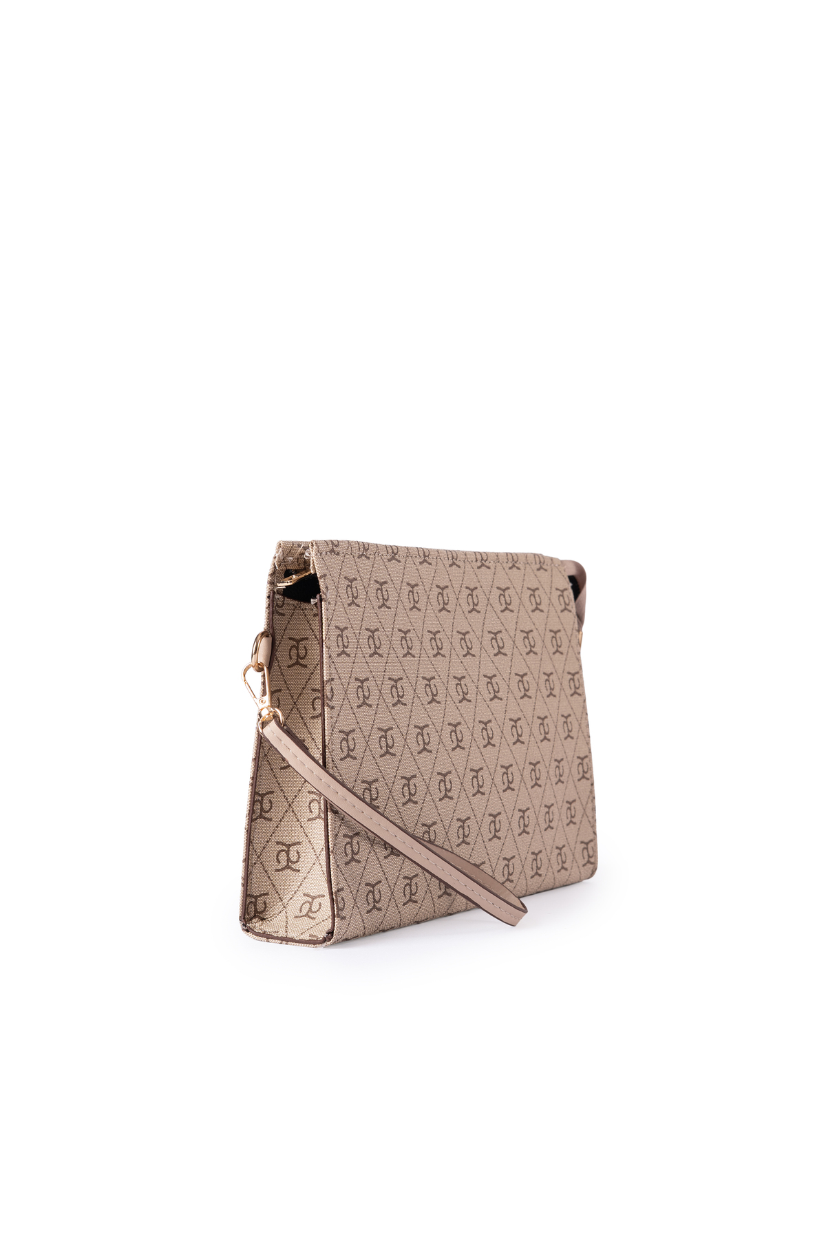 Sasha Suni Deri Clutch Kadın Portföy El Çantası Bej