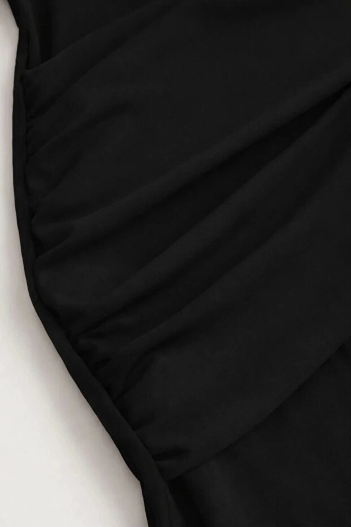 Nika Fashion  Kadın Dik Yaka Toka Detaylı Kuşaklı Toparlayıcı Kalıp Mini Elbise - Görsel 3