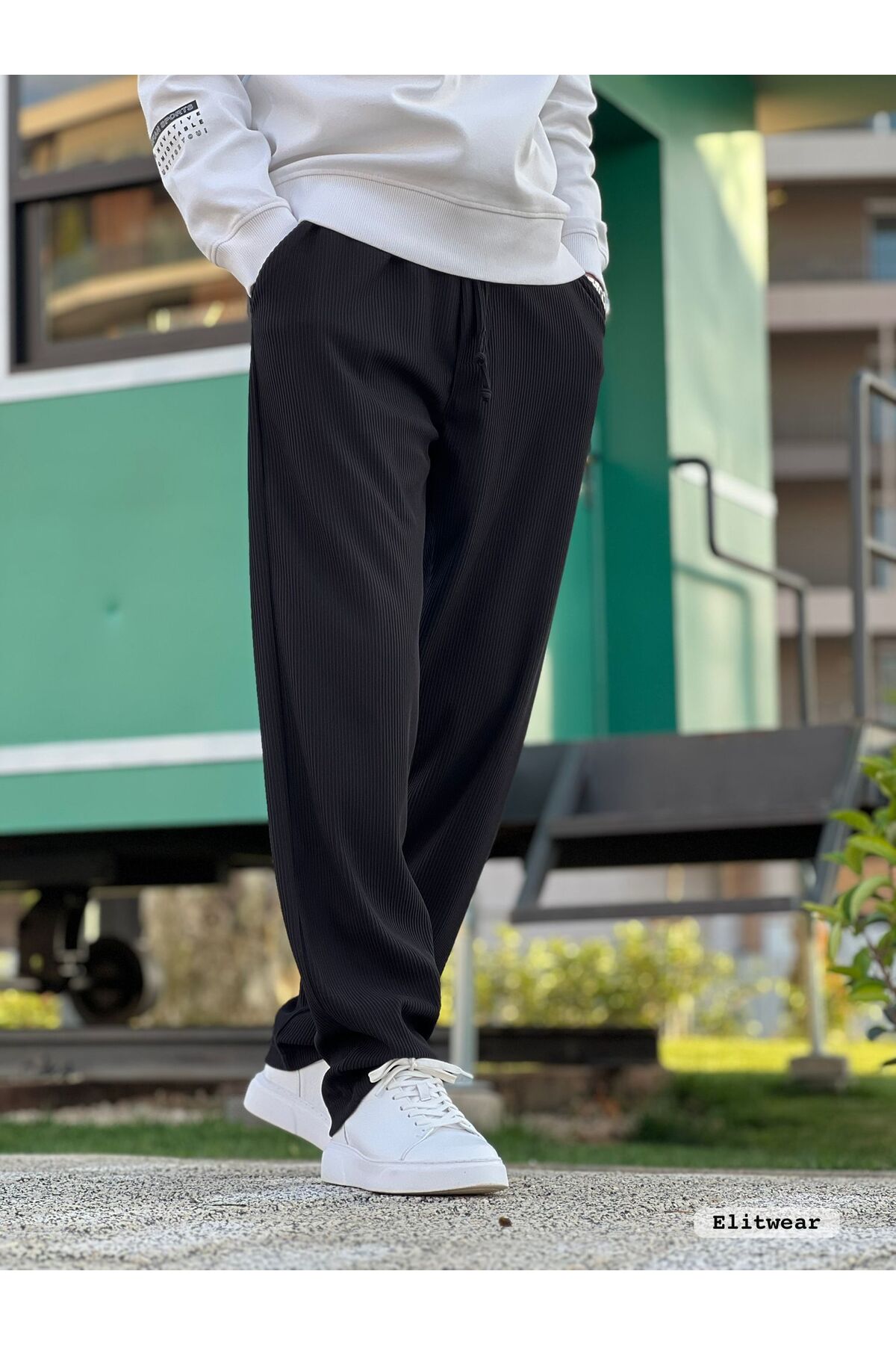 ElitWear  Erkek Baggy Fit Rahat Kalıp Relaxed Jogger Pantolon