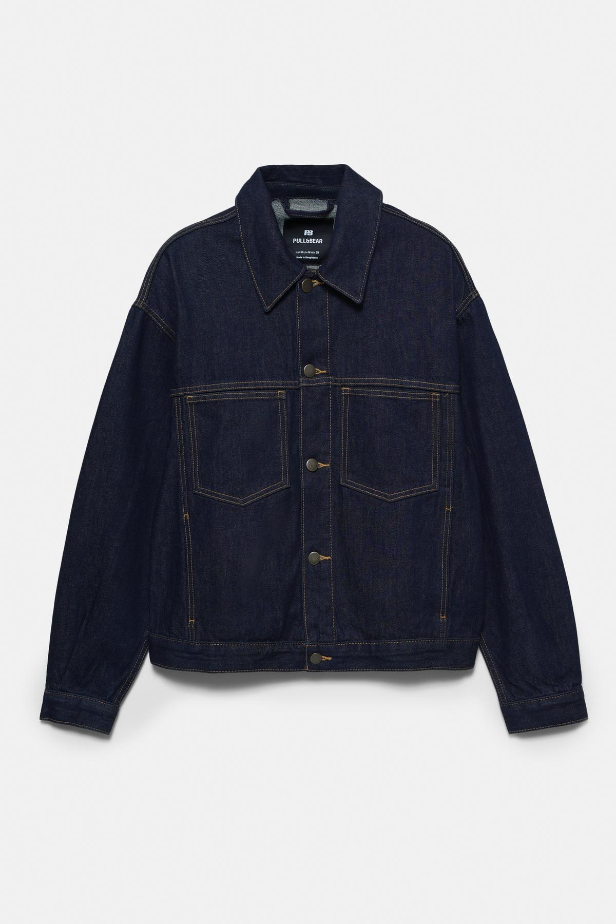 Pull & Bear  Trucker denim ceket - Görsel 7