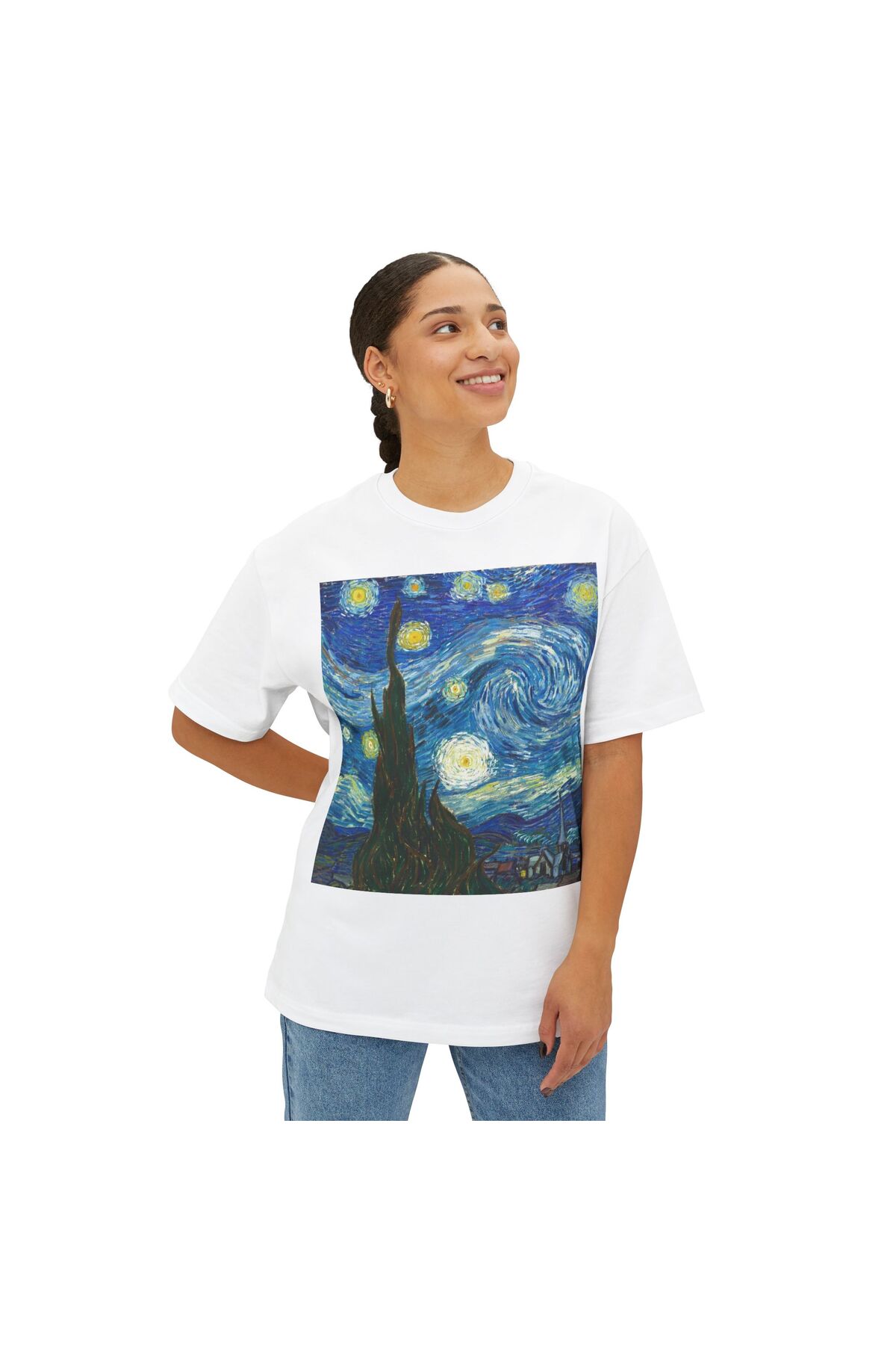 FALAVİ  Van Gogh Yıldızlı Gece Tişört