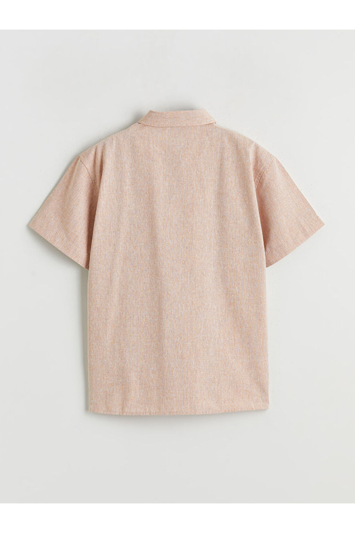 LC Waikiki Turuncu Basic Erkek Çocuk Gömlek fotoğrafı 2 (önizleme)