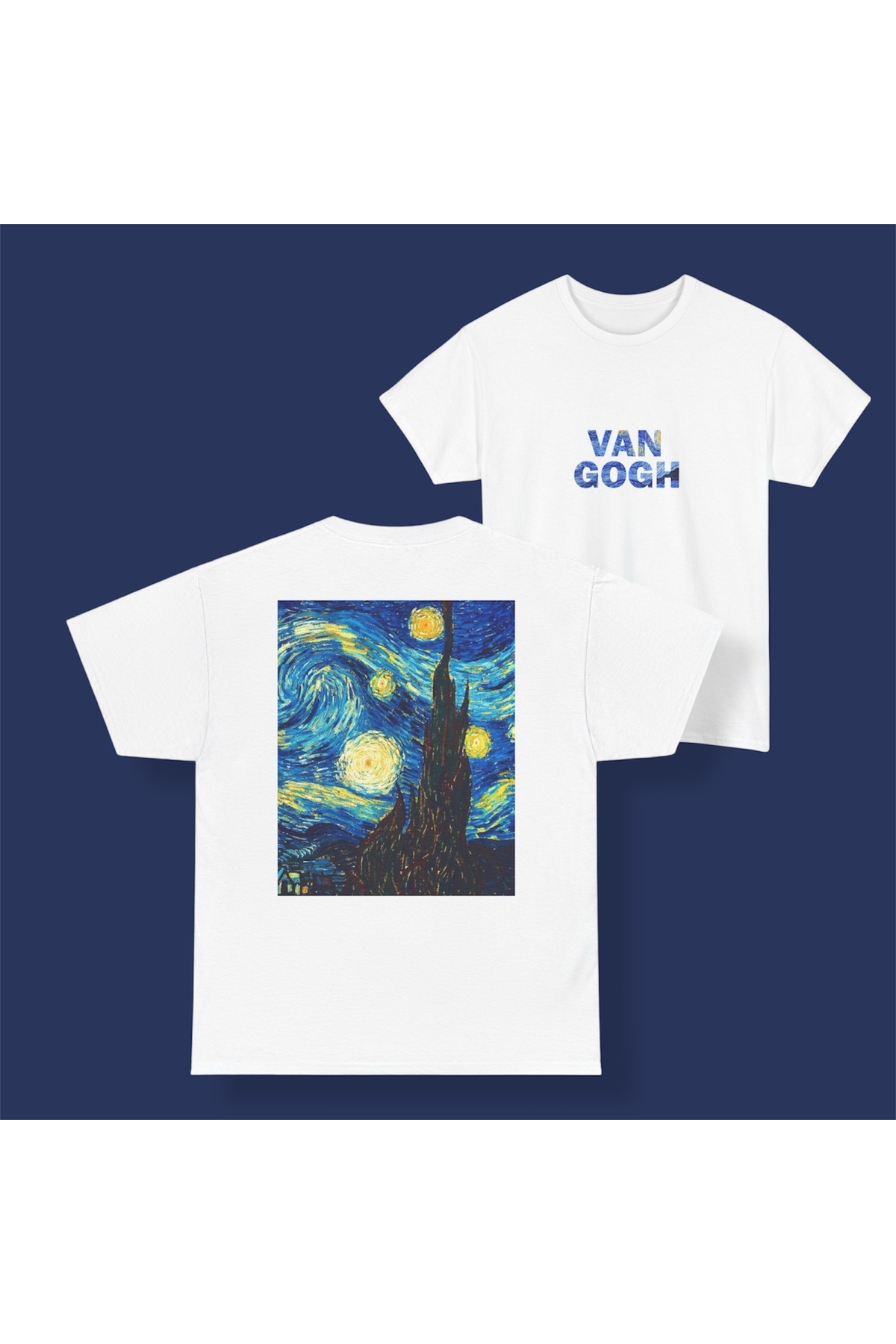 FALAVİ  Van Gogh Yıldızlı Gece Tişört
