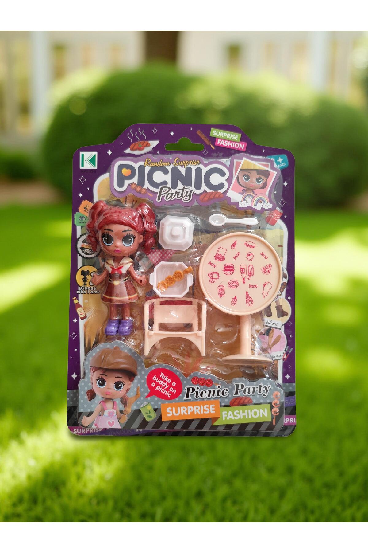 minivo 8 Parça Kartela Bebek-Yemek Sofrası-Piknik Seti-Eğitici-Rol