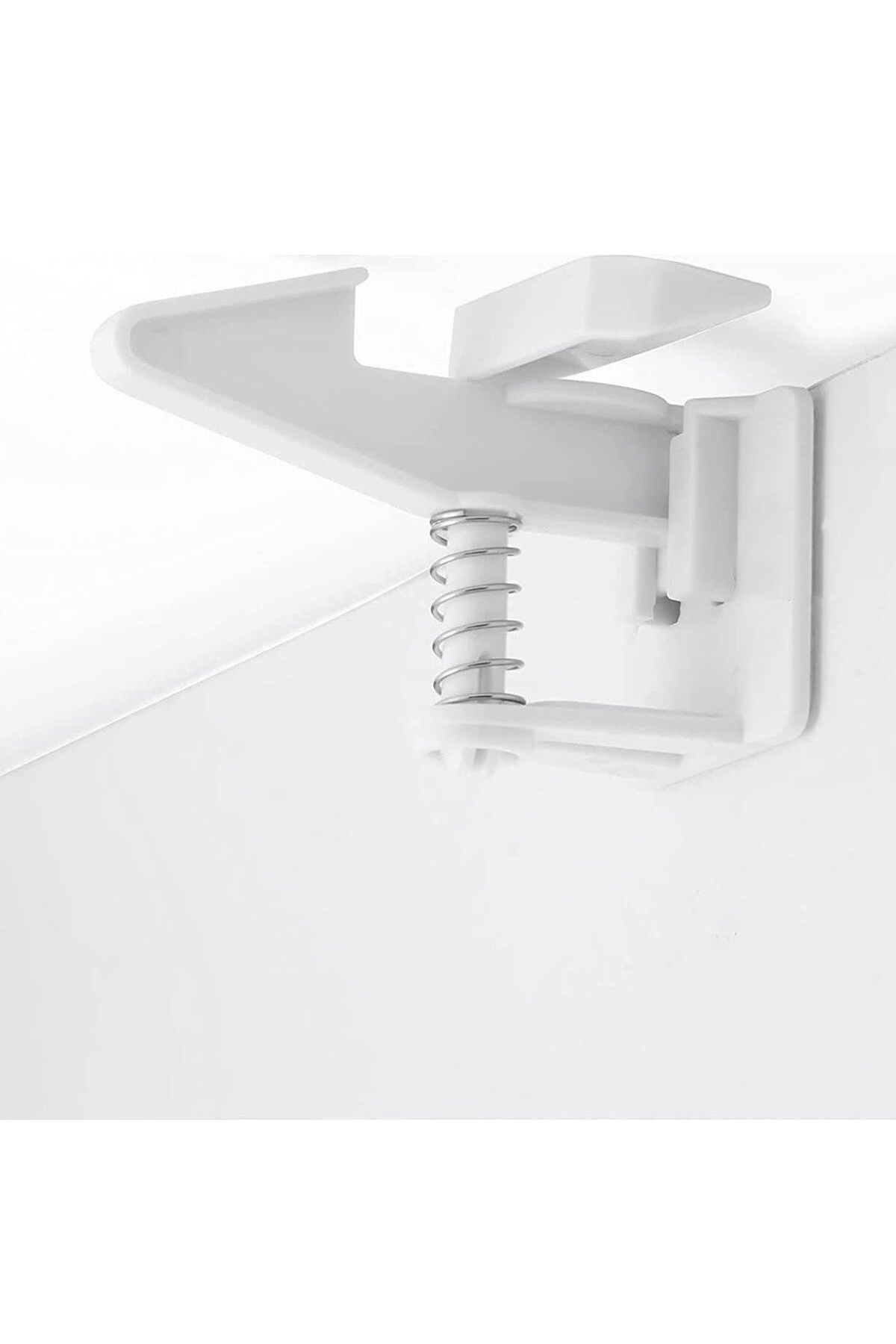 Leyaton BUFFER® Bebek Çocuk Güvenliği Korumalı Yapışkan Çekmece ve Dolap İçin Tutucu Gizli Güvenlik Kilidi L fotoğrafı 4 (önizleme)