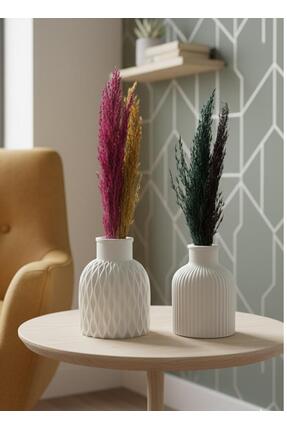 OBJELLA 2'Li Bohem Vazo Seti