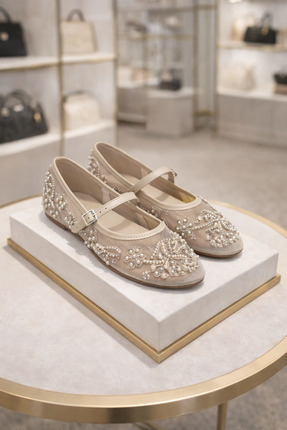 MOON CLOUD BONCUK VE TAŞ İŞLEMELİ NAKIŞLI - BABET GÜNLÜK-WEDDİNG-DAVET-ÖZEL G...