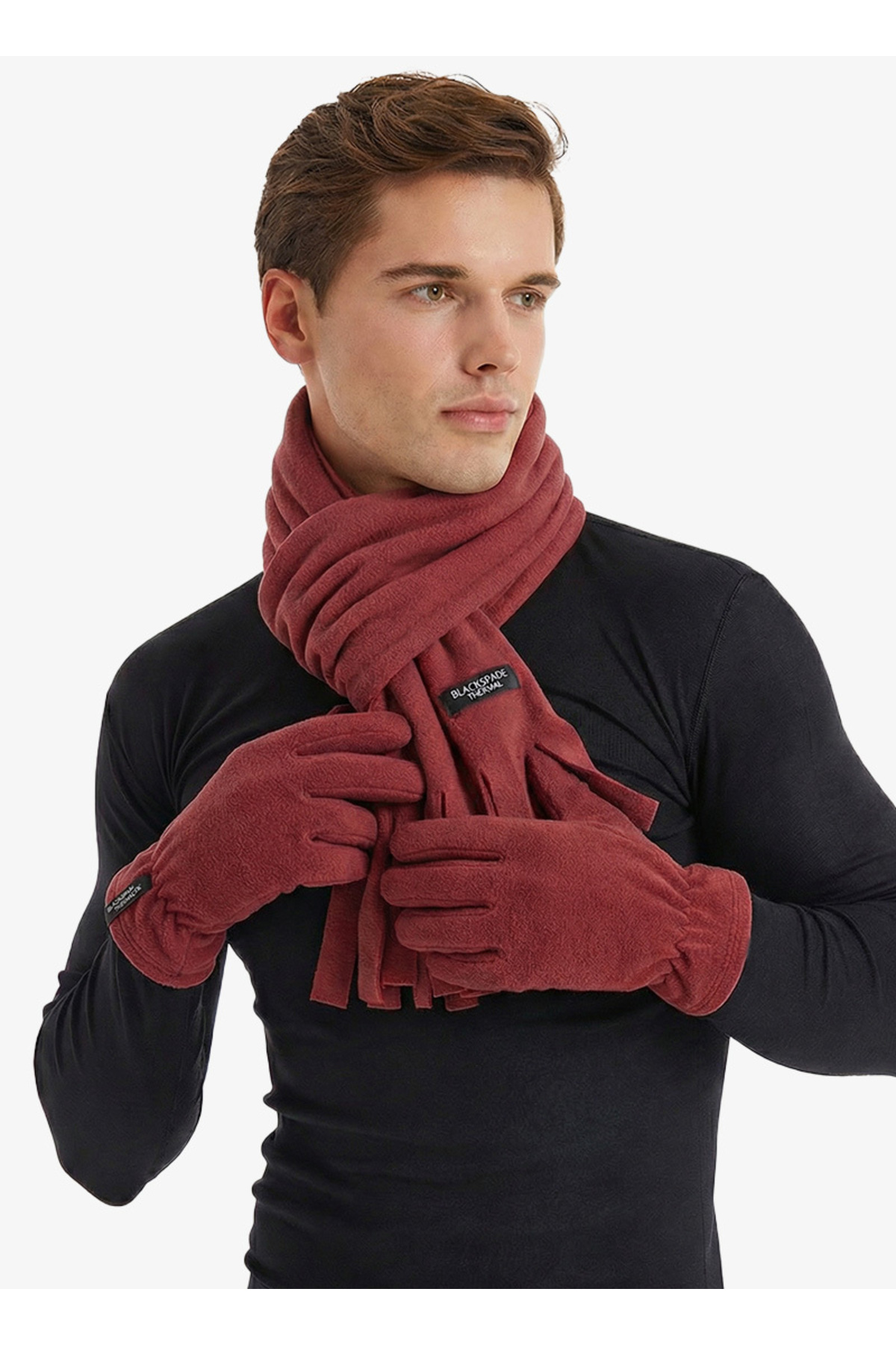 Blackspade Unisex Eldiven 40656 - Mürdüm görsel 2