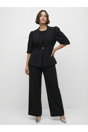 Myline Astarlı Balon Kol Ceket