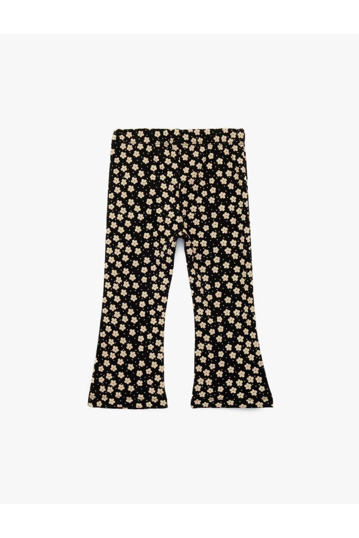 Koton 26YY59000409 Siyah Kız Bebek Tayt 6SMG40006AK fotoğrafı 2 (önizleme)