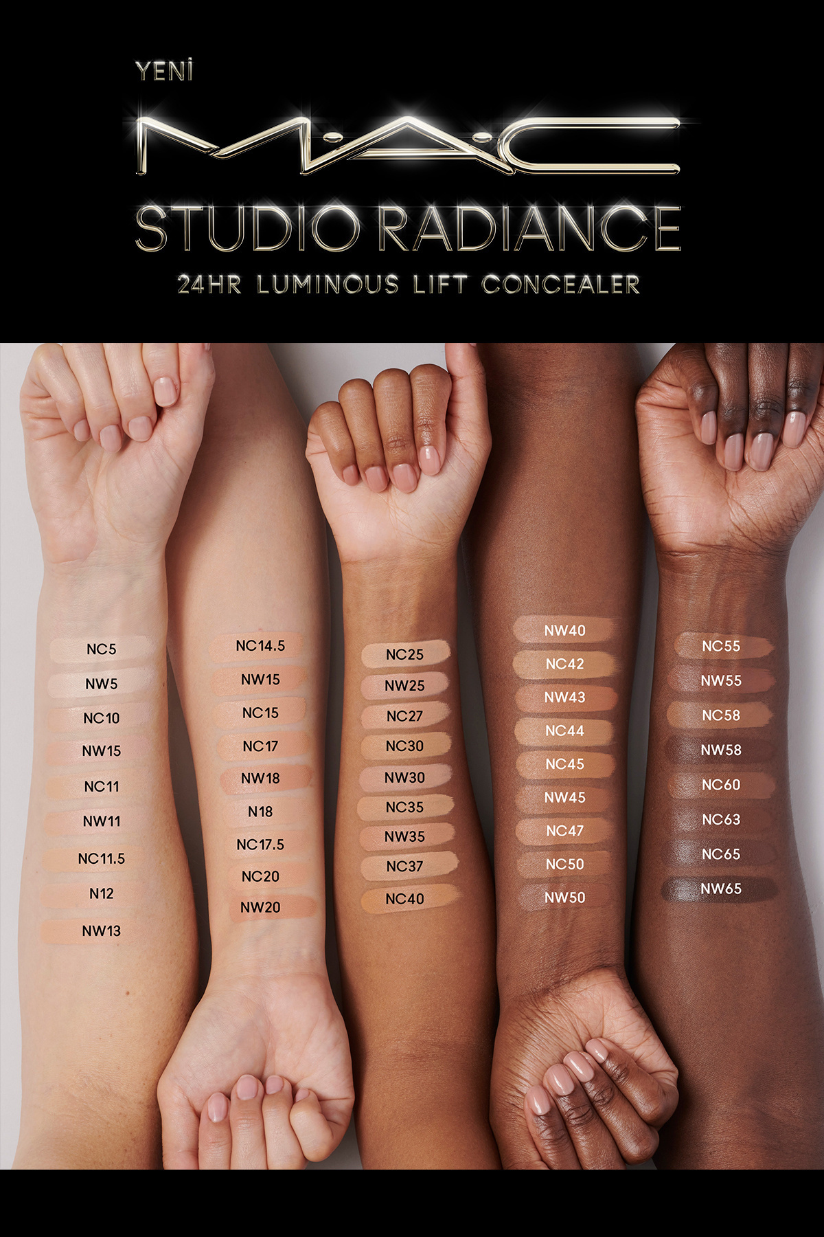 کانسیلر لیفت 24 ساعته Luminous Lift Studio Radiance - کانسیلر سرم با محتوای مراقبت از پوست 11 میلی لیتر - NC10 3