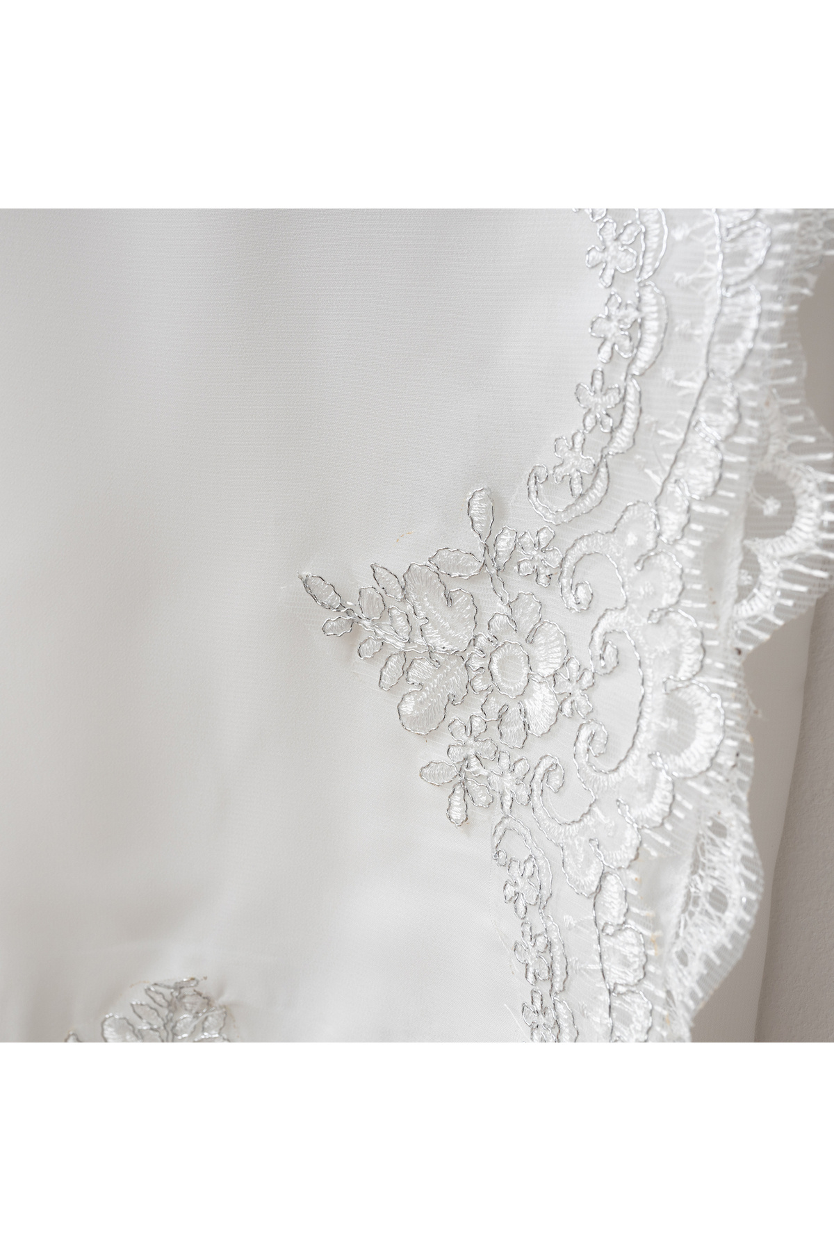 LisaLoom Mevlüt Özel Günler İçin Fransız Dantelli 6 Parça Elbiseli Başörtülü & Battaniyeli-Anne Bebek Takım fotoğrafı 5 (önizleme)