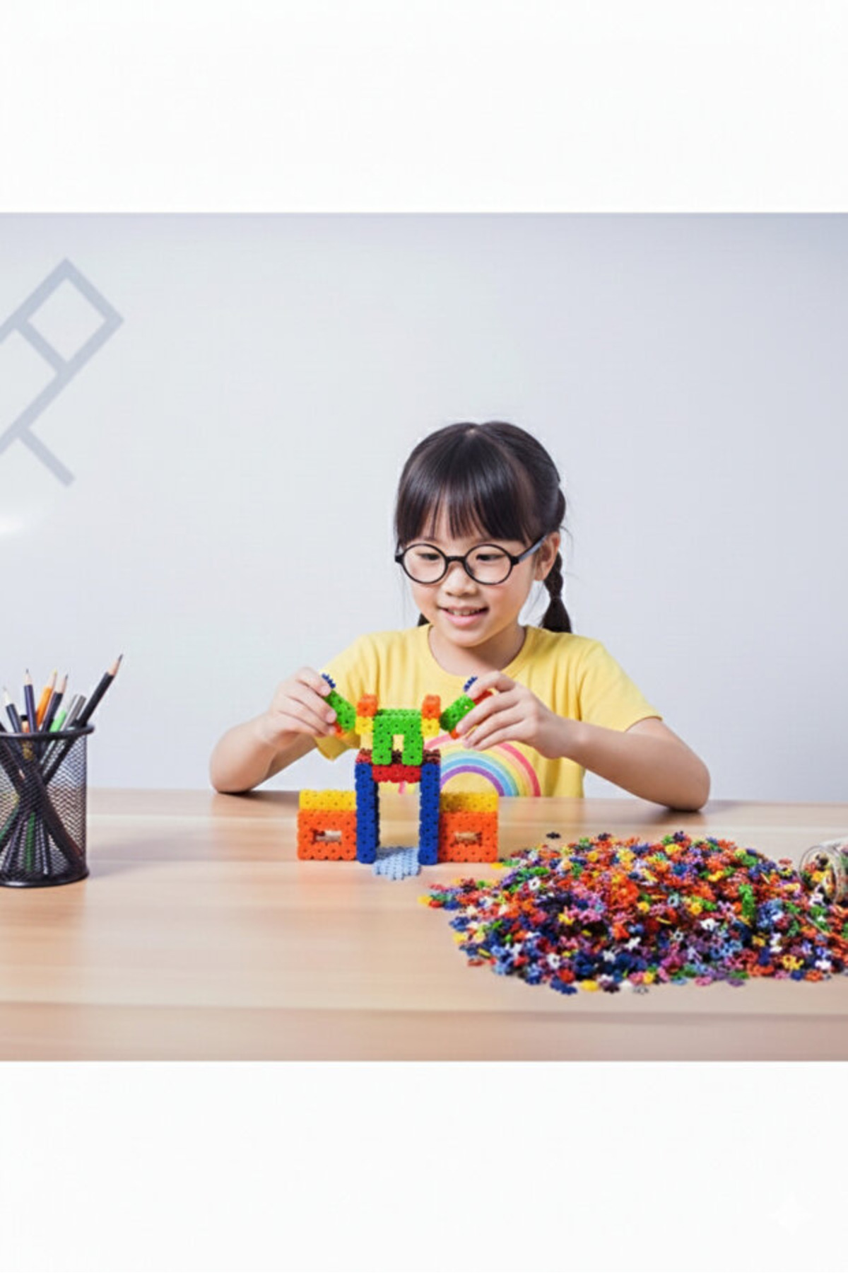 HAPPENS DreamBlocks Eğitici Tak-Çıkar Bloklar - Çocuklar İçin STEM Destekli Yaratıcı İnşa Oyun Seti fotoğrafı 6 (önizleme)