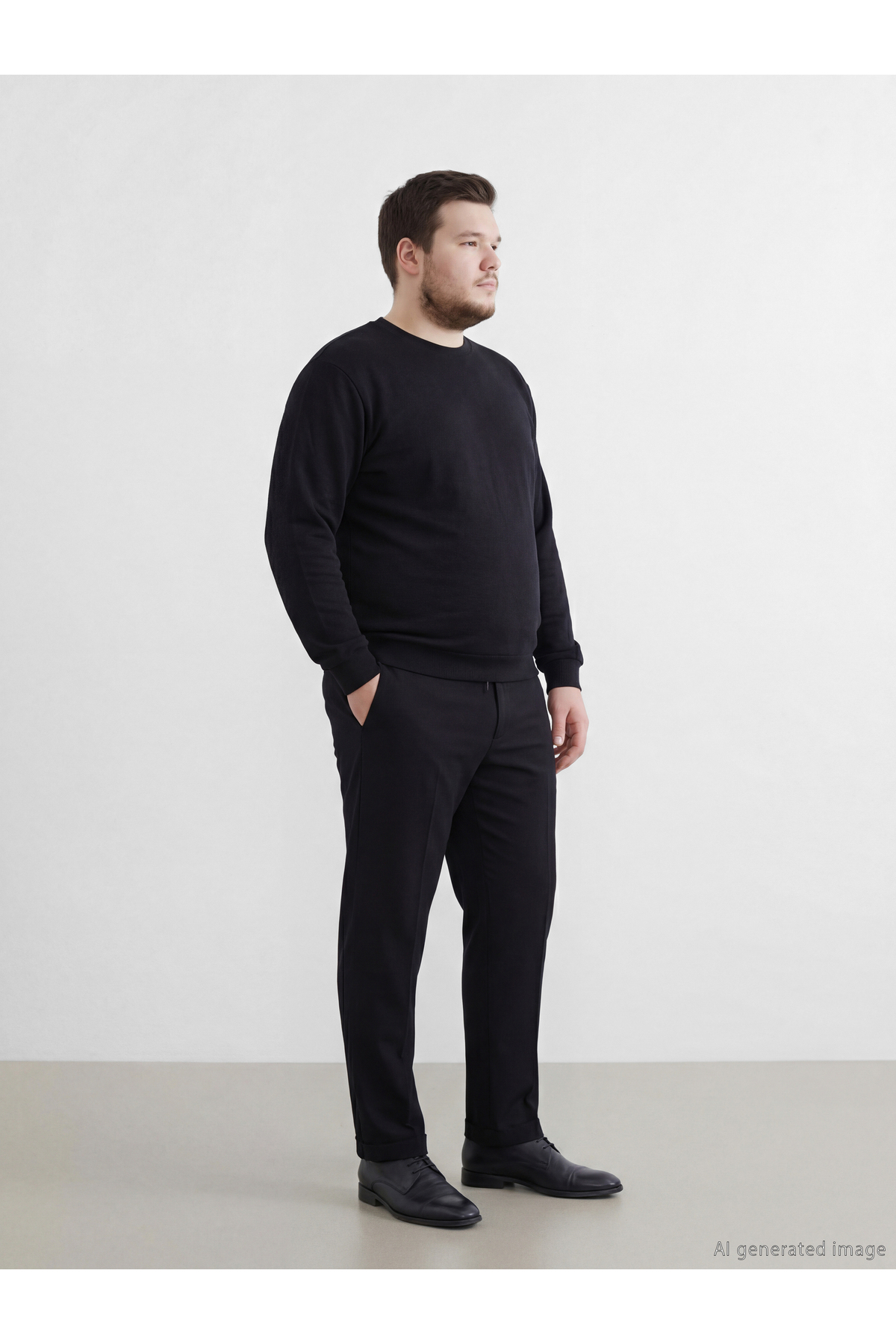 LC Waikiki Siyah Slim Fit Erkek Pantolon