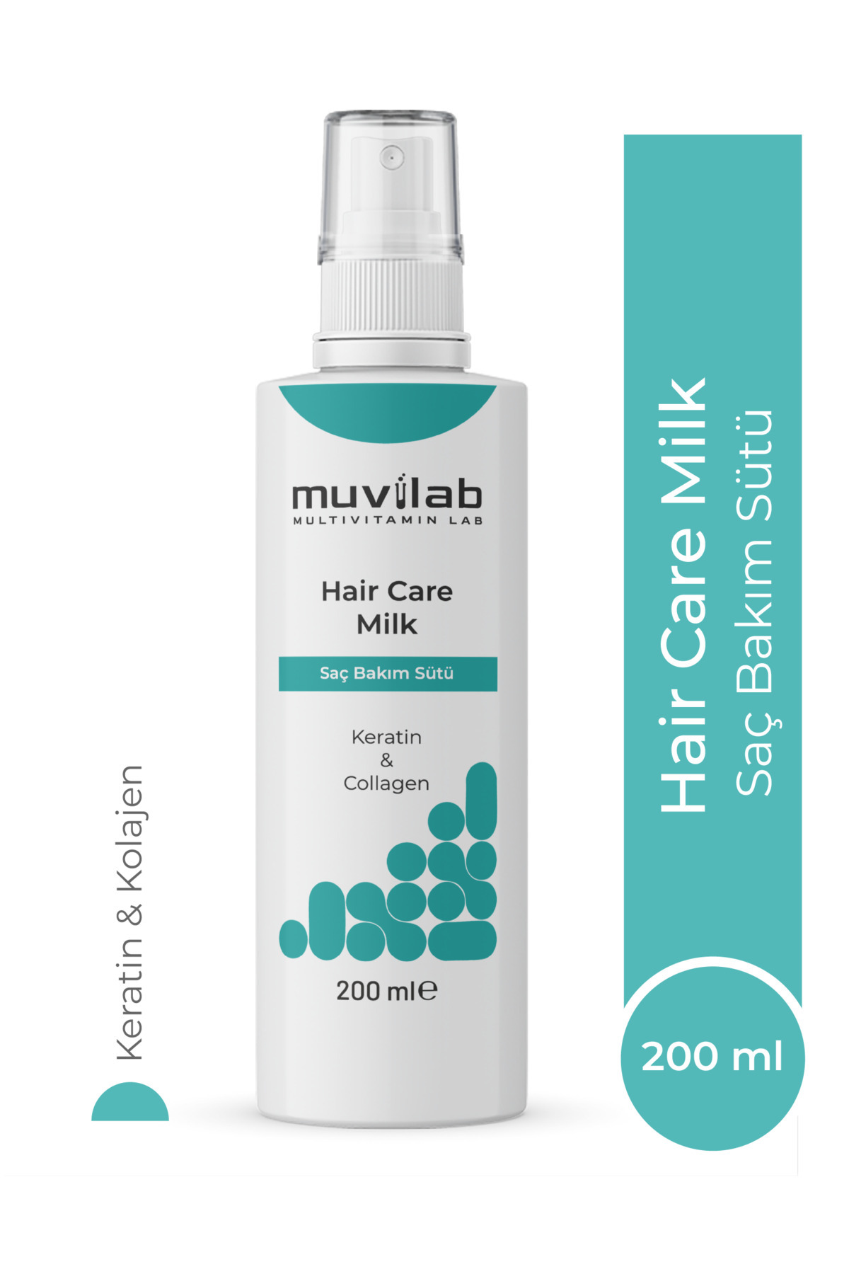 muvilab Milk Keratin Kolajen Saç Bakım Sütü Besleyici Keratin Milk Kolay Saç Tarama Hacim Veren Saç Spreyi — onarıcı-saç-bakım-kremi-hızlı-saç-uzatma