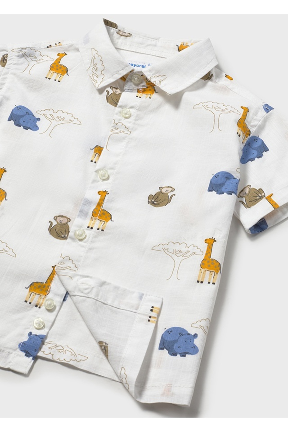 Mayoral Erkek Bebek Desenli Gömlek fotoğrafı 3 (önizleme)