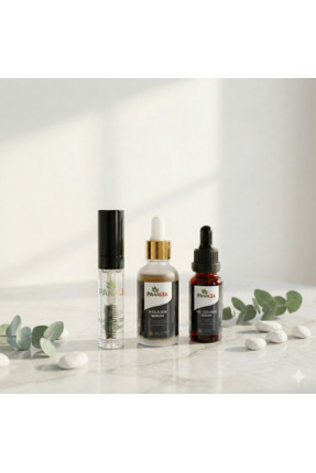 panacea Göz Çevresi + Kaş Kirpik Serumu + Kolajen Serum | 3’lü Göz ve Yüz Bak...