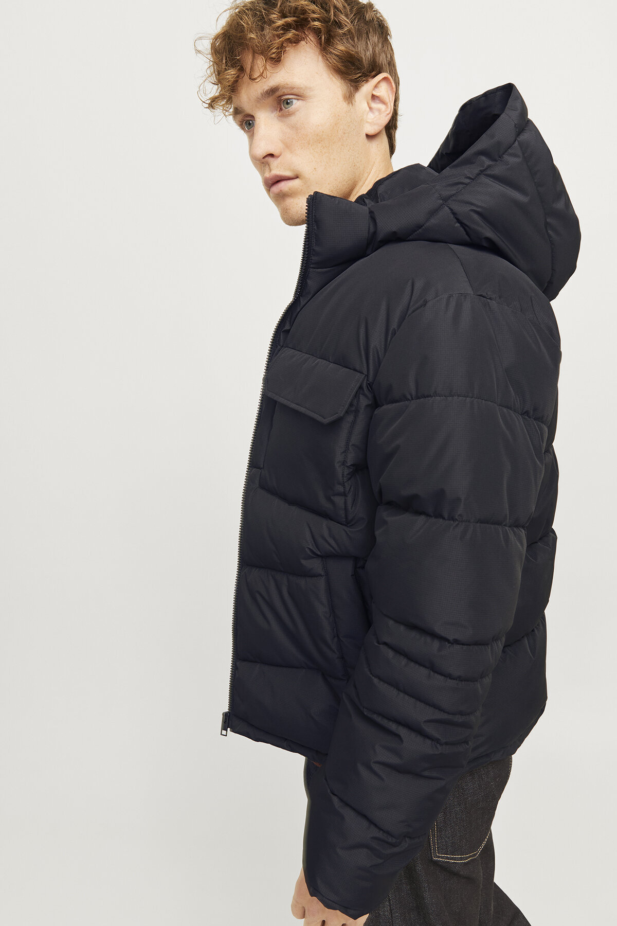 کاپشن مردانه راسته آستین بلند | جک اند جونز Jack & Jones 5003178297 - تصویر 4