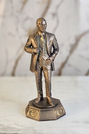AF SANART Atatürk Eli Ceketinde Özel Tasarım Biblo heykel