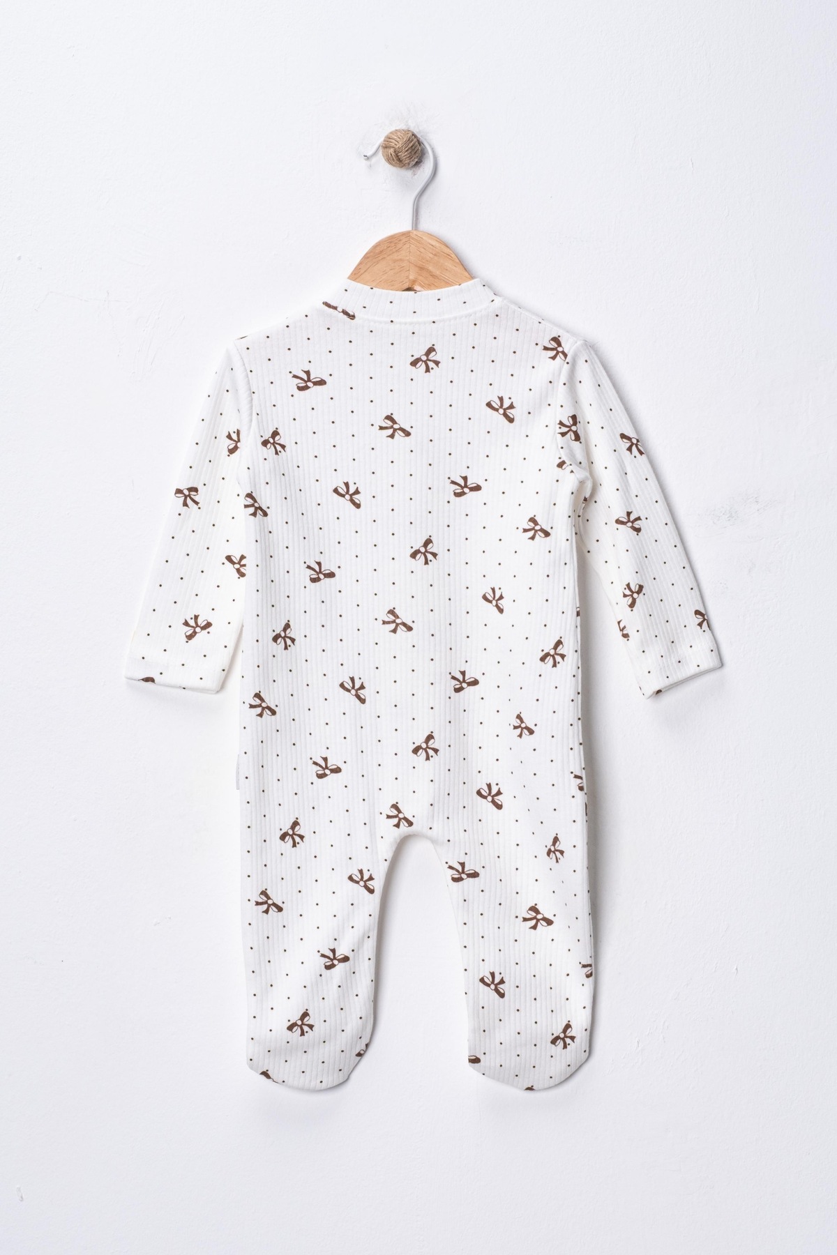 ENİA BABY Kız Bebek Desenli Renkli 3lü Tulum Takımı Yenidoğan Kıyafeti 3-6 Ay fotoğrafı 3 (önizleme)