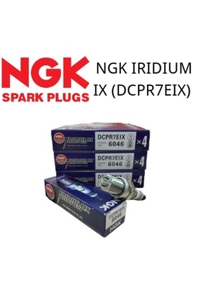 NGK 6046 İridium Buji Takımı DCPR7EIX 4 Adet - 4'Lü Takım ORJİNAL NGK(4 ADET)