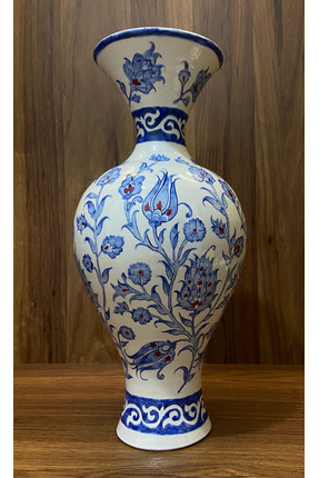 özlem art gallery EL YAPIMI ÇİNİ VAZO