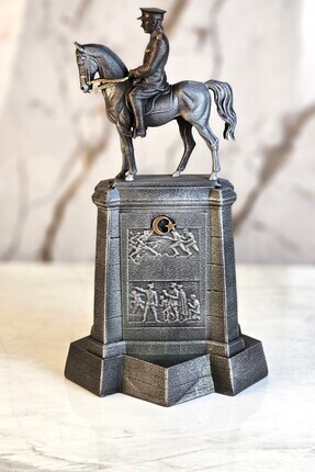 AF SANART Atatürk Zafer Anıtı Dekoratif Biblo Heykel Büyük Boy