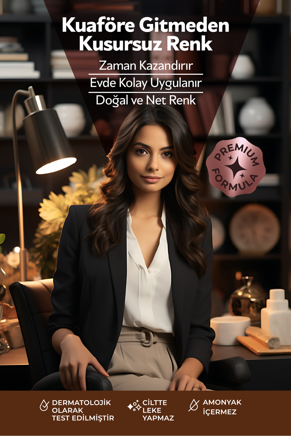 Expert Woman Brown Hair Color / Koyu Kahve / Kadınlara Özel Yeni Formül / Doğal Görünüm - Ürün görseli