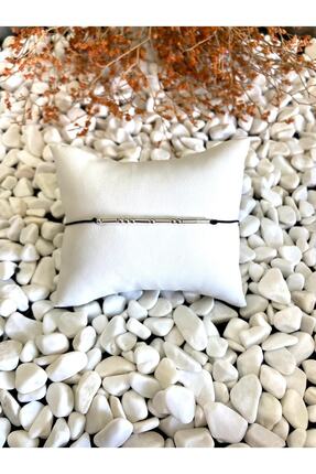 EKA TASARIM Mors Alfabesi Bileklik 925 Ayar Gümüş (1 ADET HEDİYE BİLEKLİK)