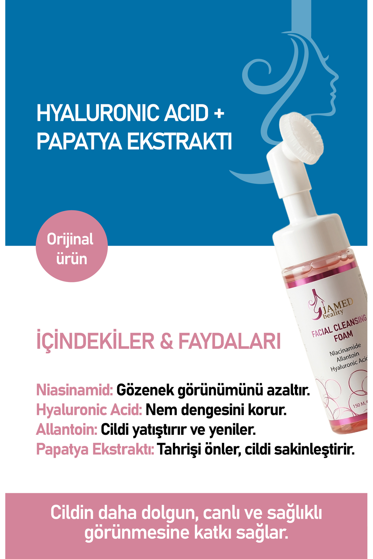 YÜZ YIKAMA KÖPÜĞÜ 150 ML — YUZYIKAMA001 — تصویر 2 از 7