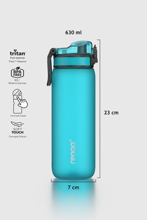 Renga Rybo-X Soft Touch 630 ml Tritan Matara 912160 Mavi
