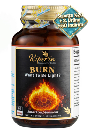Kiperin Burn | L-Karnitin, Yeşil Çay, Guarana, Zencefil, Garsiniya, Kafein.. ...