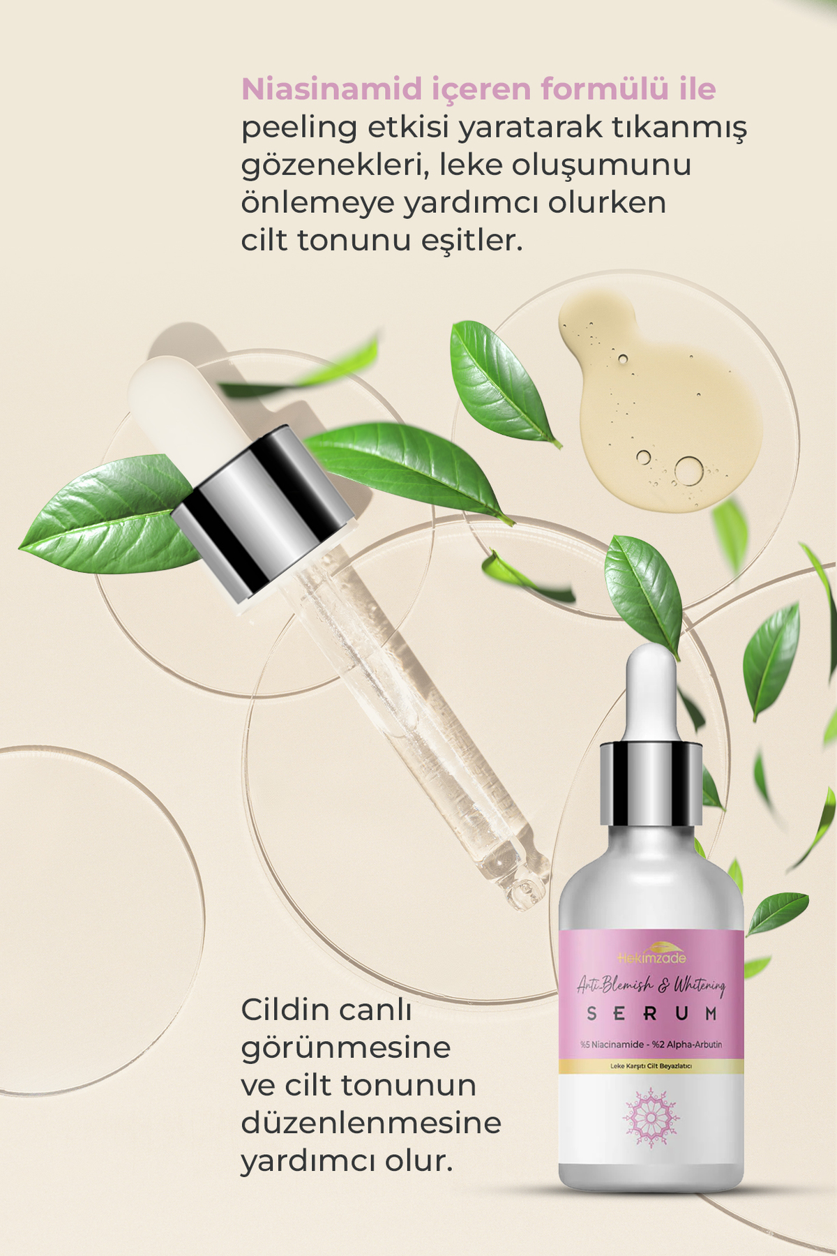 Leke Karşıtı & Cilt Beyazlatıcı Serum 30 ml (Anti Blemish & Whitening) — DVZ001314 — تصویر 3 از 4