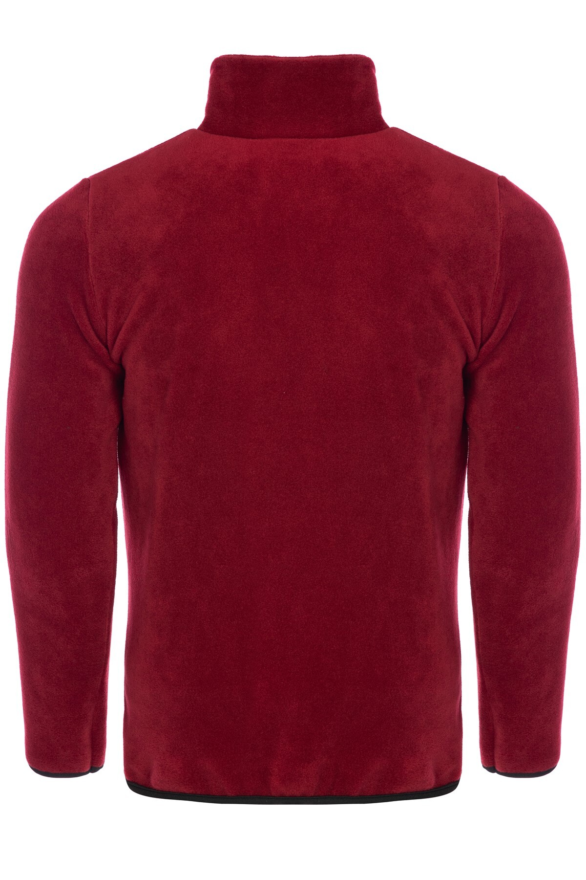 کاپشن پشمی مردانه پرو ضد باد ۵ جیب مخصوص فضای باز با زیپ کامل — زرشکی ۸۶۹۸۶۶۰۰۱ — تصویر 4 از 5