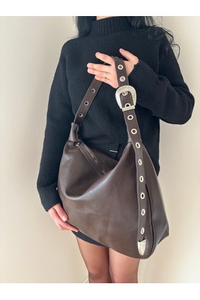 lalettobags Kadın Frezya Model Kemer Detaylı Çapraz Çanta