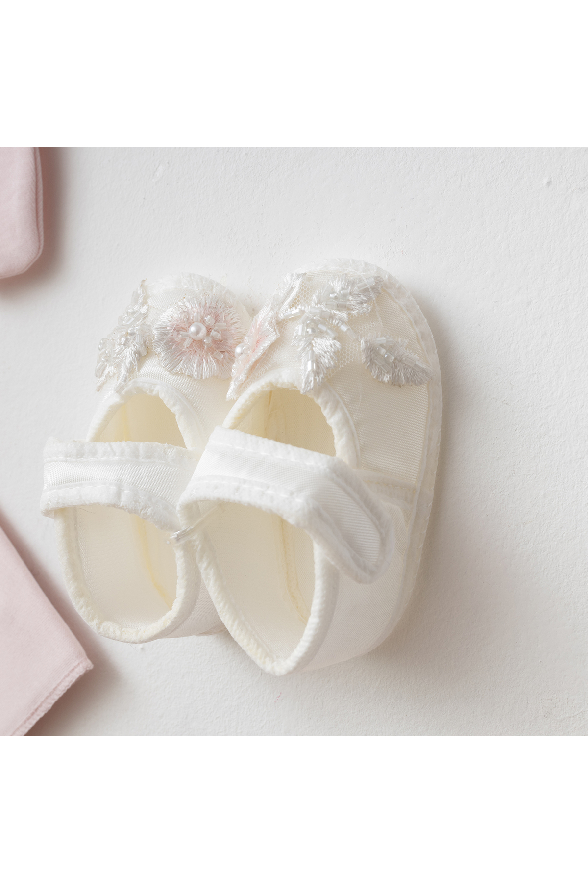 LisaLoom İthal Dantelli 10'lu Organik Hastane Çıkış Seti %100 Pamuk Yenidoğan Kız Bebek fotoğrafı 5 (önizleme)