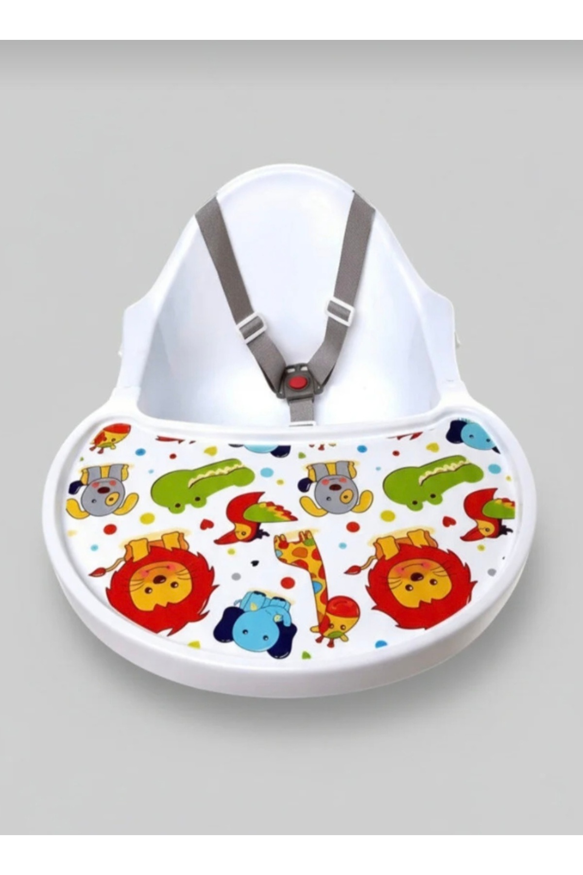 VEKTÖR Lüx Model Plastik Bebek Mama Sandalyesi-Turuncu. fotoğrafı 2 (önizleme)