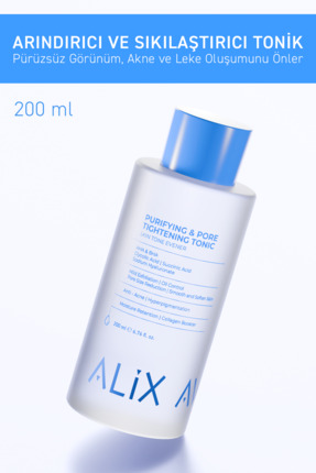 Alix Avien Arındırıcı Ve Gözenek Sıkılaştırıcı Tonik 200 ML - Pore Tightening...
