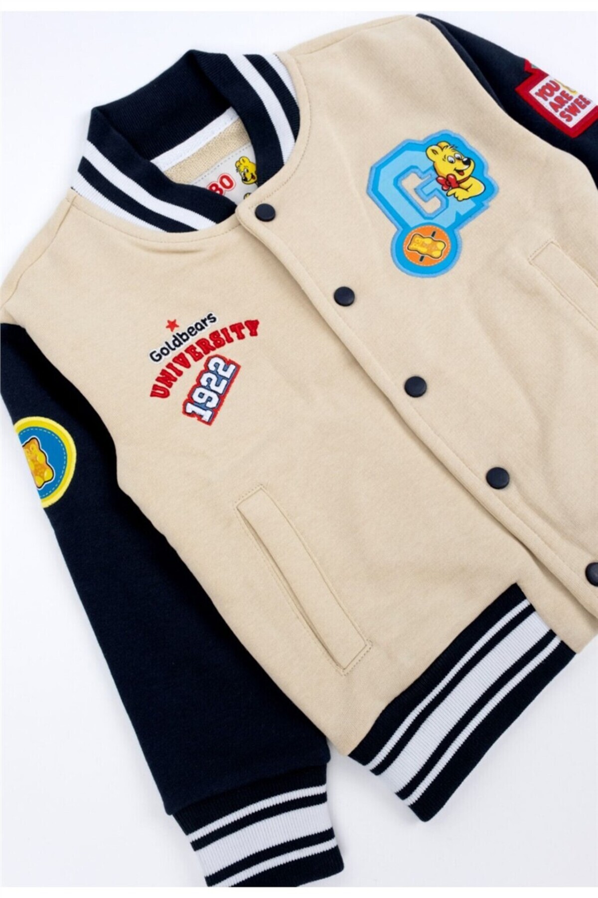  ژاکت بافتنی دانشگاهی پسرانه