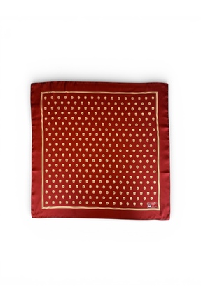 EDİRNE KIRMIZISI Edirne Kırmızısı Klasik Desen 65x65 Fular