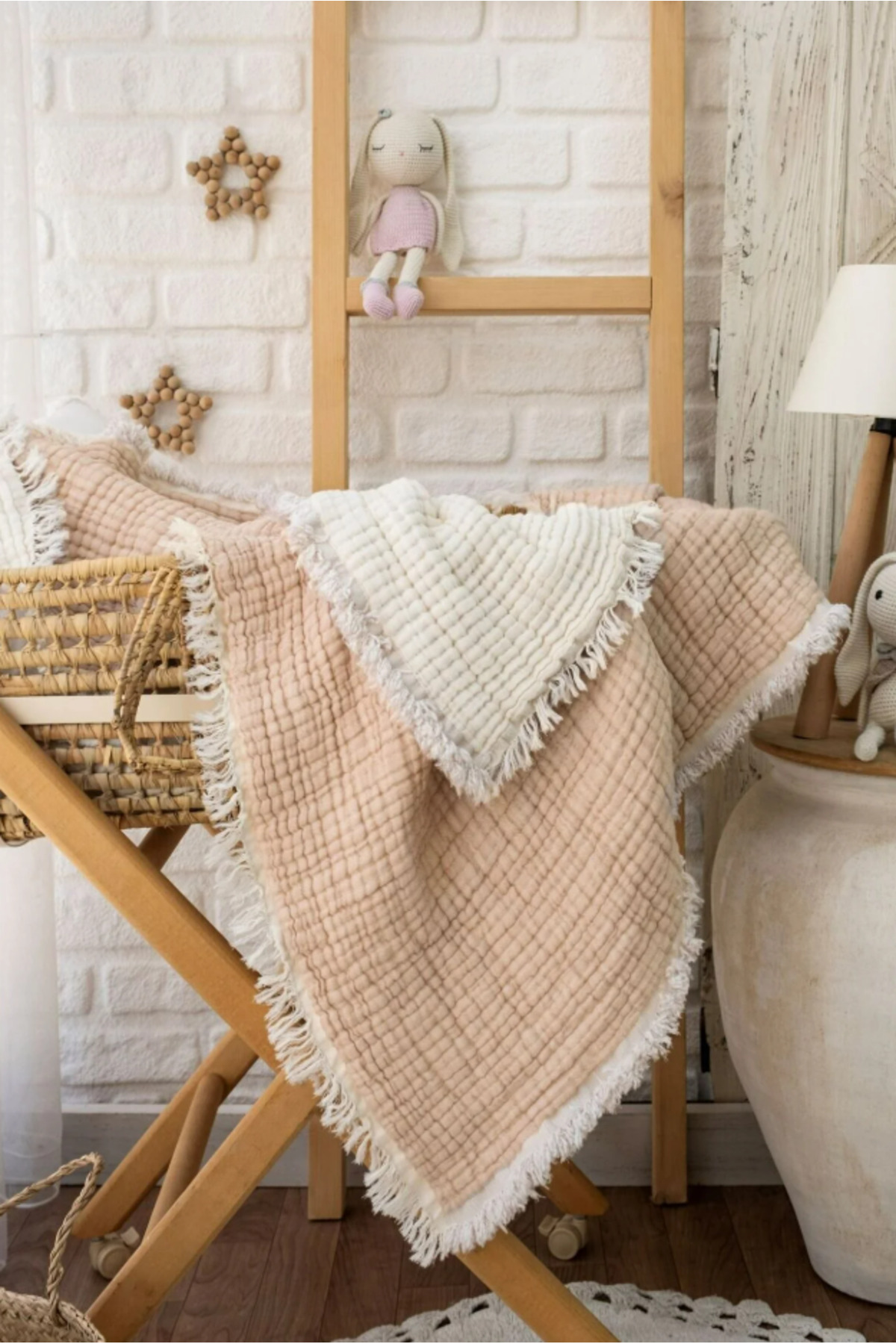 Genel Markalar %100 Müslin Kumaş Pamuklu Bebek Yorganı 100 X 120 cm fotoğrafı 5 (önizleme)