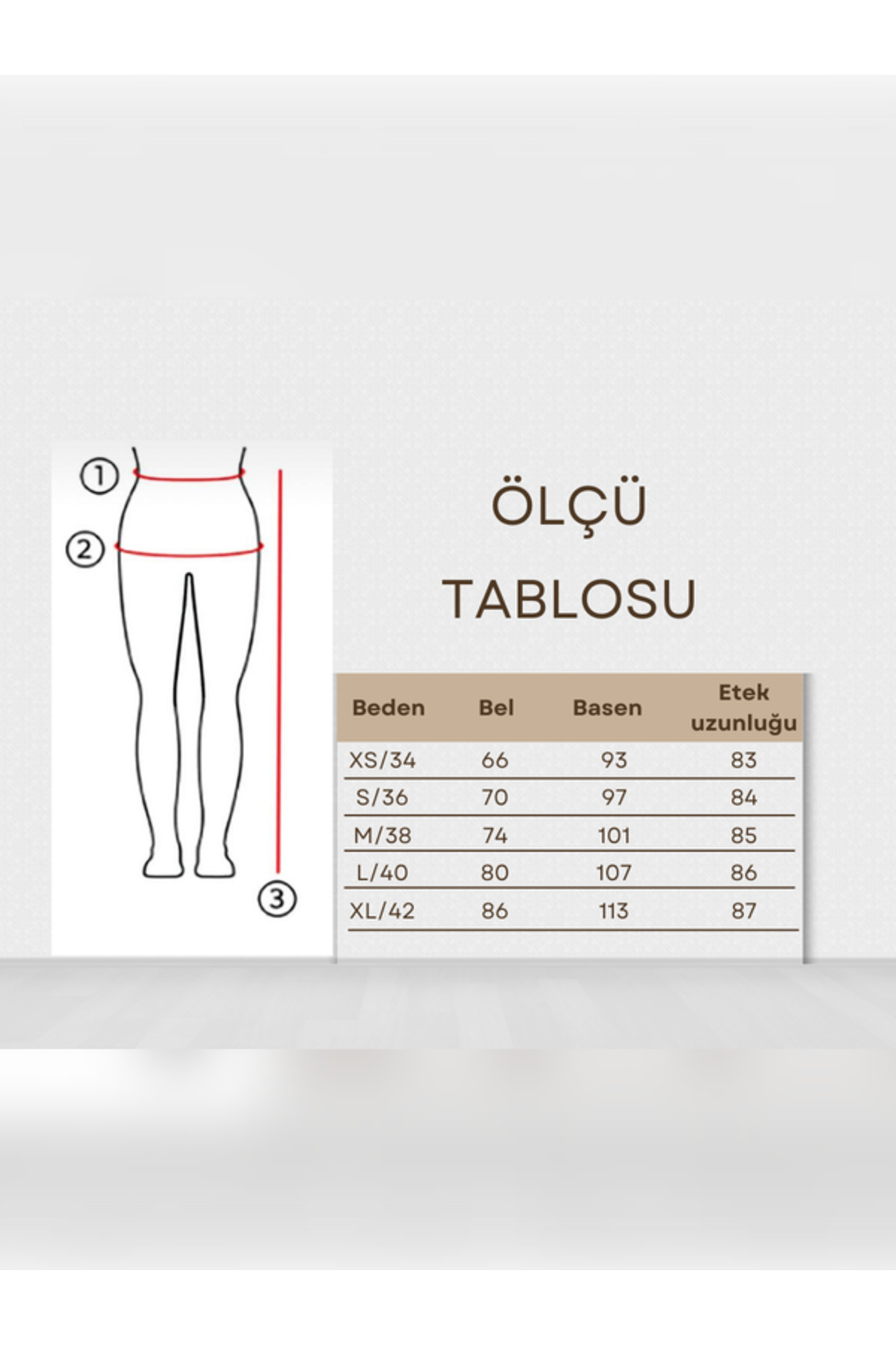 Dema  Effectli Yüksek Bel Bilek Boy Denim Etek – Tesettüre Uygun, Düz Kesim, Günlük & Şık Kadın Denim Etek - Görsel 4