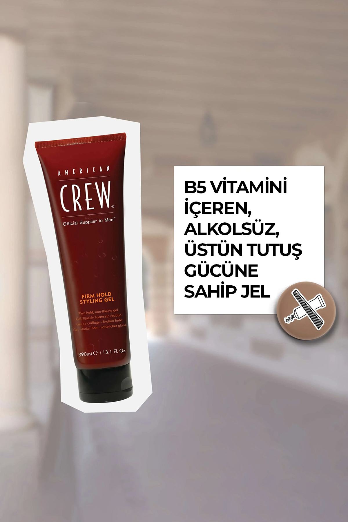 Firm Hold Styling Gel Güçlü Tutuşlu Saç Şekillendirici Jel / Strong Hold Styling Gel 100 ml — 669316076033 — تصویر 2 از 4
